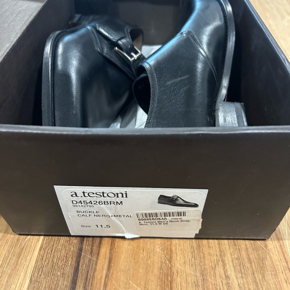 A. Testoni Monk Strap Shoes - Picture 6 of 7